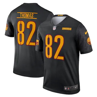 mens nike logan thomas black washington commanders alternat